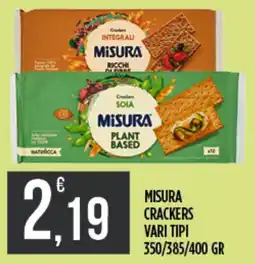 Supermercato Pollio Misura crackers offerta