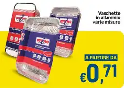 Qui Discount Vaschette in alluminio offerta