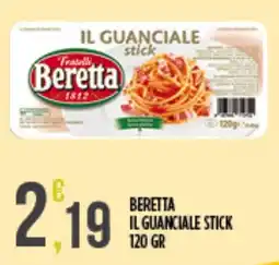 Supermercato Pollio Beretta il guanciale stick offerta