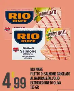 Supermercato Pollio Rio mare filetto di salmone grigliato offerta