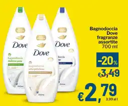 Qui Discount Bagnodoccia Dove fragranze assortite offerta