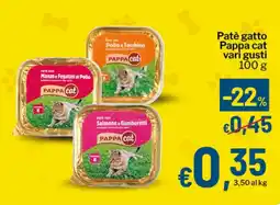 Qui Discount Patè gatto Pappa cat offerta