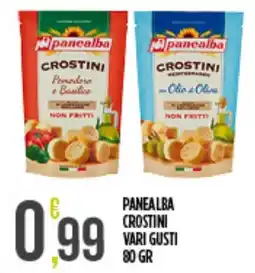 Supermercato Pollio PANEALBA CROSTINI VARI GUSTI offerta