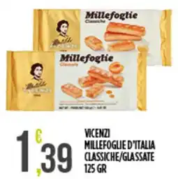 Supermercato Pollio Millefoglie classiche Vicenzi offerta