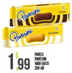 Supermercato Pollio Pavesini vari gusti offerta