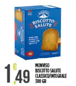 Supermercato Pollio Monviso biscotto salute classico/integrale offerta