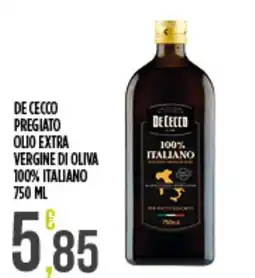 Supermercato Pollio De Cecco olio extra vergine di oliva offerta