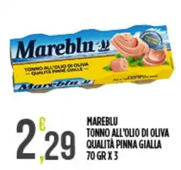 Supermercato Pollio Mareblu tonno all'olio di oliva offerta