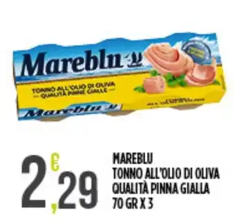 Supermercato Pollio Mareblu tonno all'olio di oliva offerta