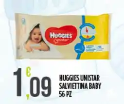 Supermercato Pollio Huggies Unistar Salviettina Baby offerta
