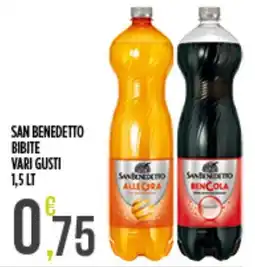 Supermercato Pollio San Benedetto bibite vari gusti offerta