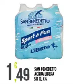 Supermercato Pollio San Benedetto acqua libera offerta