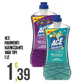 Supermercato Pollio Ace pavimenti igienizzante offerta