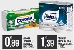 Supermercato Pollio Corona tovaglioli monovelo offerta