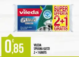 Supermercato Pollio Vileda spugna glitzi offerta