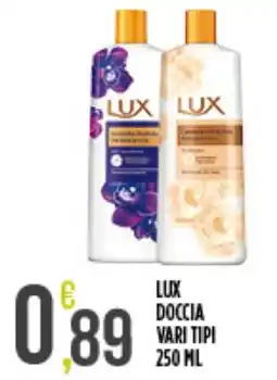Supermercato Pollio Lux doccia vari tipi offerta