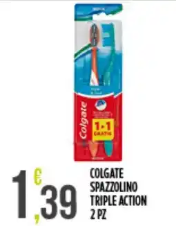 Supermercato Pollio Colgate spazzolino triple action offerta