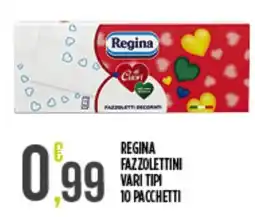 Supermercato Pollio Regina fazzolettini offerta