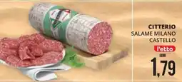 Mazzeo Supermercati Salame Milano Castello offerta