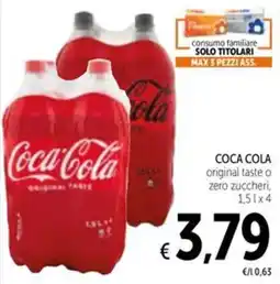 Spazio Conad Coca-Cola original taste offerta