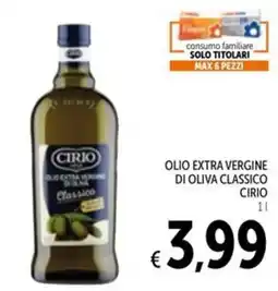 Spazio Conad Olio extra vergine di oliva classico Cirio offerta