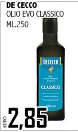 Big Food De Cecco olio evo classico offerta