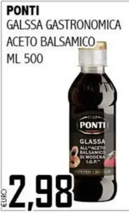 Big Food Ponti glassa gastronomica aceto balsamico offerta