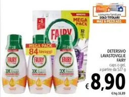 Spazio Conad Detersivo lavastoviglie Fairy caps o gel offerta