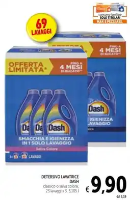 Spazio Conad Detersivo lavatrice Dash offerta