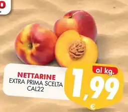Mazzeo Supermercati Nettarine extra prima scelta offerta