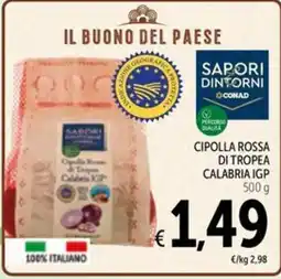 Spazio Conad Cipolla Rossa di Tropea Calabria IGP offerta