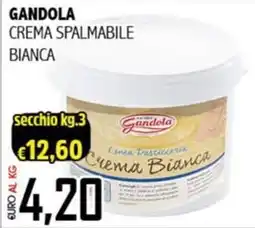 Big Food Gandola crema spalmabile bianca offerta