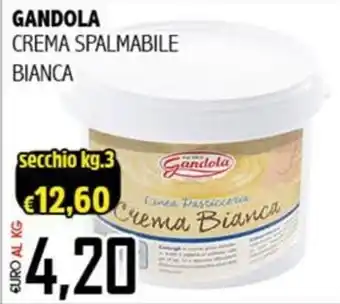 Big Food Gandola crema spalmabile bianca offerta