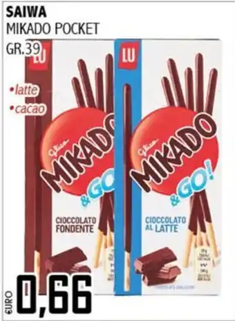 Big Food Mikado & Go! Cioccolato al latte offerta