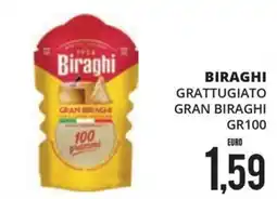 Mazzeo Supermercati Biraghi grattugiato gran biraghi offerta