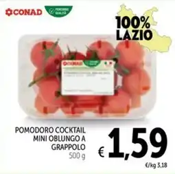 Spazio Conad Pomodoro cocktail mini oblungo a grappolo offerta