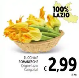 Spazio Conad Zucchine Romanesche offerta