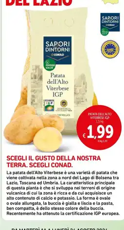 Spazio Conad Patata dell'Alto Viterbese IGP offerta