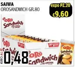 Big Food Oro Sandwich con crema al cacao offerta