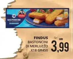 Mazzeo Supermercati Findus bastoncini di merluzzo offerta