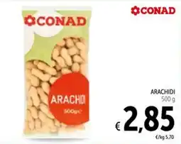 Spazio Conad Conad arachidi offerta