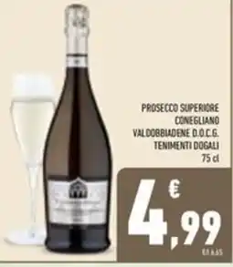 Spazio Conad Prosecco Superiore Conegliano Valdobbiadene D.O.C.G. Tenimenti Dogali offerta