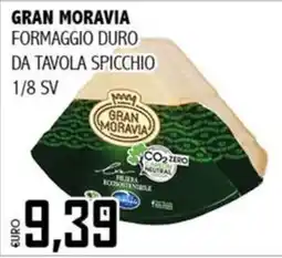Big Food Gran Moravia formaggio duro da tavola spicchio offerta