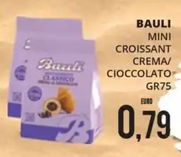 Mazzeo Supermercati Bauli mini croissant crema/cioccolato offerta