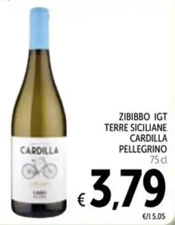 Spazio Conad Zibibbo Igt Terre Siciliane Cardilla Pellegrino offerta