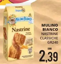 Mazzeo Supermercati Mulino Bianco Nastrine classiche offerta