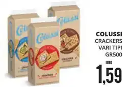 Mazzeo Supermercati Colussi crackers offerta