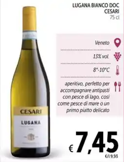 Spazio Conad Lugana Bianco Doc Cesari offerta