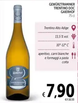 Spazio Conad Gewürztraminer Gaierhof offerta
