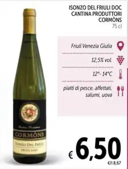 Spazio Conad Isonzo del Friuli DOC offerta